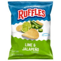 Ruffles Potato Chips, Lime & Jalapeno Flavored