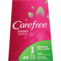 Carefree Thongs, Regular, Unscented