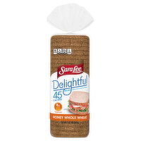 Sara Lee Bread, Honey Whole Wheat, Delightful - 20 Ounce 