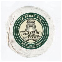 La Bonne Vie Goat Cheese Crottin, Garlic & Herbs