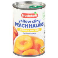 Brookshire's Peach Halves in Peach & Pear Juice - 15 Ounce 