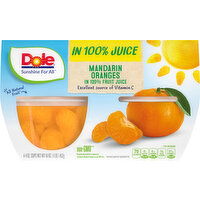 Dole Mandarin Oranges in 100% Fruit Juice - 4 Each 