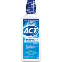 ACT Mouthwash, Anticavity Fluoride, Soothing Mint, Dry Mouth - 18 Ounce 