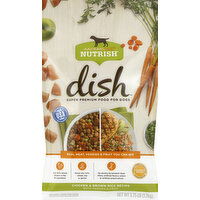 Rachael Ray Nutrish Food for Dogs, Super Premium, Chicken & Brown Rice Recipe with Veggies & Fruit