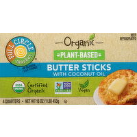 Full Circle Market Butter Sticks with Coconut Oil, Plant-Based - 4 Each 