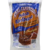 Earl Campbell's Kielbasa, Polish, Family Size - 40 Ounce 