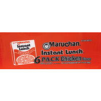 Maruchan Ramen Noodles, with Vegetables, Chicken Flavor, 6 Pack - 6 Each 