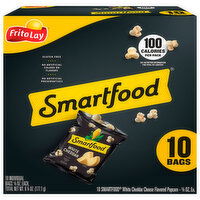 Smartfood Popcorn, White Cheddar Cheese Flavored - 10 Each 