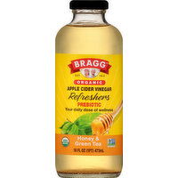 Bragg Apple Cider Vinegar, Organic, Honey & Green Tea, Prebiotic