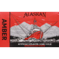 Alaskan Beer, Alt Style Ale, Amber, 6 Pack - 6 Each 