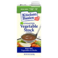 Kitchen Basics Vegetable Stock, Unsalted