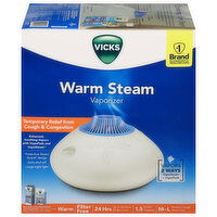 Vicks Vaporizer, Warm Steam, Medium-Large Room Size - 1 Each 