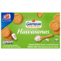 Gamesa Coconut Cookies, Hawaianas - 5 Each 