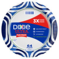 Dixie Ultra Plates, 10.0625 Inch - 64 Each 