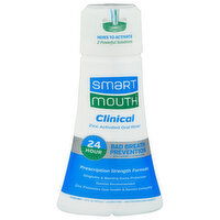 Smart Mouth Oral Rinse, Zinc Activated, Clinical, Clean Mint - 16 Fluid ounce 