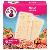 Helados Mexico Ice Cream, Walnut, Bars - 6 Each 