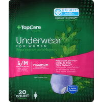 TopCare Underwear, Maximum, Small/Medium, for Women - 20 Each 