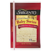 Sargento Cheese, Baby Swiss, Natural - 11 Each 