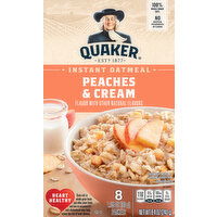 Quaker Instant Oatmeal, Peaches & Cream