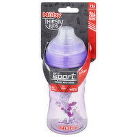 Nuby Sippy Cup, Sip It Sport, Thirsty Kids, 12m+, 12 Oz