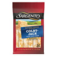 Sargento Cheese, Natural, Colby-Jack, 12 Pack - 12 Each 