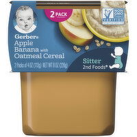 Gerber Apple Banana with Oatmeal Baby Food