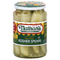 Nathan's Famous Kosher Spears, New York - 24 Ounce 