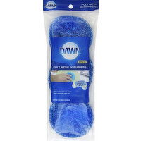 Dawn Scrubbers, Poly Mesh, 3 Pack! - 3 Each 