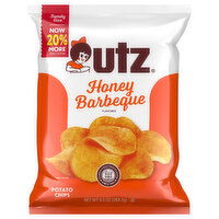 Utz Potato Chips, Honey Barbeque Flavored, Family Size