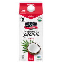 So Delicious Dairy Free Coconutmilk, Original, Organic - 64 Fluid ounce 