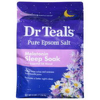 Dr Teal's Sleep Soak, Melatonin, Pure Epsom Salt - 3 Pound 