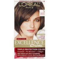 Excellence Permanent Haircolor, Medium Brown 5 - 1 Each 