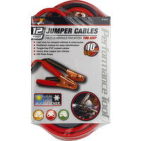 Performance Tool Jumper Cables, 10 Gauge, 150 Amp, 12 Foot - 1 Each 