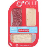 Olli Salumeria Snack Pack, Genoa Salami, Fontina, Crackers - 2 Ounce 