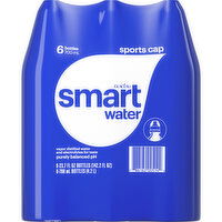 smartwater Vapor Distilled Premium Water Bottles - 6 Each 