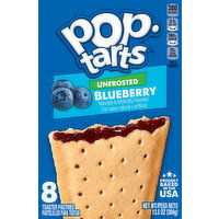 Pop-Tarts Toaster Pastries, Blueberry, Unfrosted