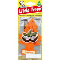 Little Trees Air Fresheners, Coconut - 3 Each 