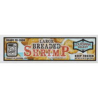 Louisiana Select Foods Shrimp, Breaded, Large - 32 Ounce 