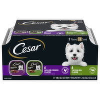 Cesar Canine Cuisine, Grilled Chicken Flavor/Top Sirloin Flavor - 12 Each 