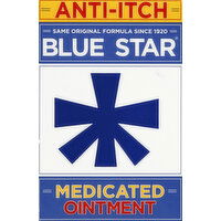 Blue Star Anti-Itch Ointment, Medicated - 2 Ounce 