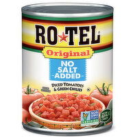 RO*TEL Original No Salt Added Diced Tomatoes and Green Chilies