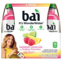 Bai Beverage, Raspberry Lemon Lime - 6 Each 