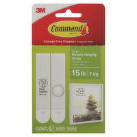 Command Picture Hanging Strips, Large - 4 Each 