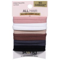 Scunci No Damage Ponytailers - 12 Each