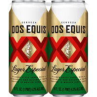 Dos Equis Beer, Lager Especial - 4 Each 