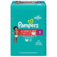 Pampers Diapers, 6 (35+ lb), Jumbo Pack - 17 Each 