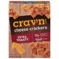 Crav'n Flavor Cheese Crackers, Extra Toasty - 12.4 Ounce 