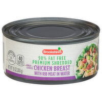 Brookshire's Chicken Breast with Rib Meat in Water, 98% Fat Free, Premium Shredded