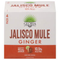 Rancho La Gloria Agave Wine Cocktail, Jalisco Mule, Ginger, 4 Pack - 4 Each