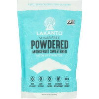 Lakanto Monkfruit Sweetener, Sugar Free, Powdered